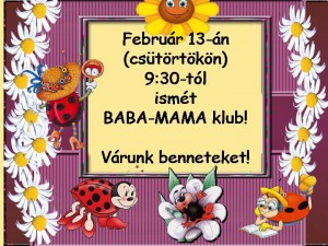 Baba-mama klub 02. 13.